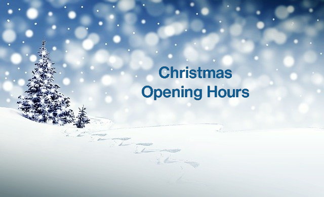 Chistmas Opening Hours Document at The Treatment Rooms